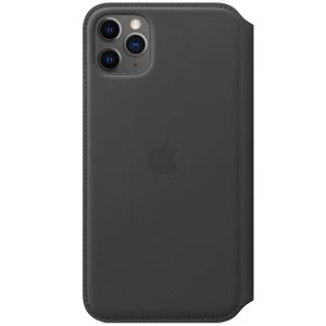 Apple Leather Folio Bookcase iPhone 11 Pro Max - Black