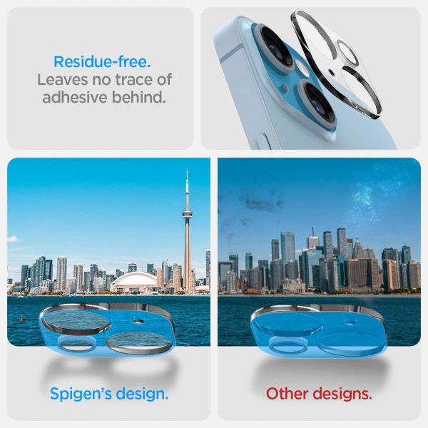 Spigen GLAStR EZ Fit Optik Camera Protector 2 Pack iPhone 14 / 14 Plus - Crystal Clear