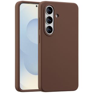 Accezz Liquid Silicone Backcover met MagSafe Samsung Galaxy S26 - New Tea Brown