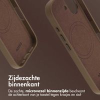 Accezz MagSafe Leather Backcover Apple iPhone 17 - Coffee