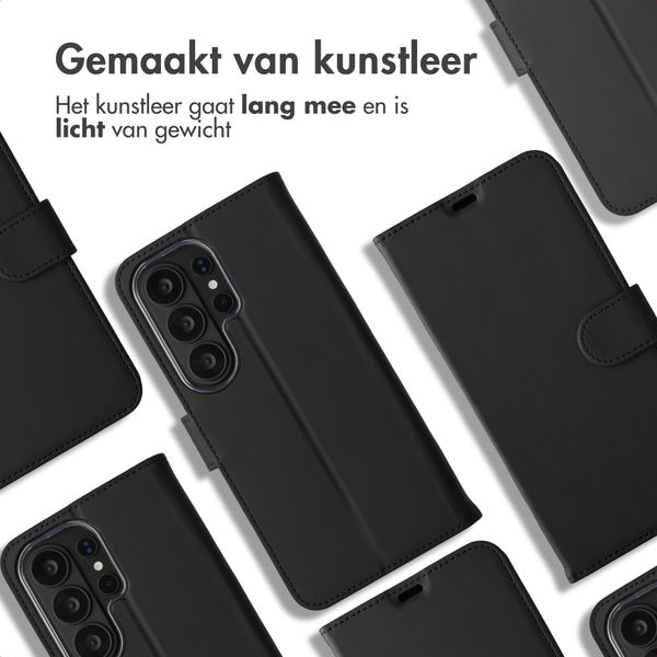 Accezz Wallet Softcase Bookcase Samsung Galaxy S26 Ultra - Zwart