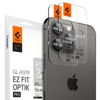 Spigen GLAStR EZ Fit Optik Camera Protector 2 Pack iPhone 14 Pro / 14 Pro Max - Black
