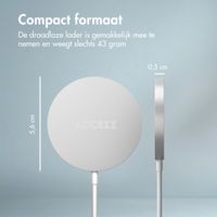 Accezz Wireless Charger USB-C - MagSafe Draadloze Oplader - 1 meter - Wit