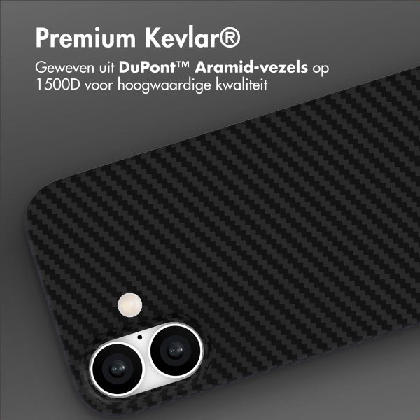 Accezz MagSafe Kevlar Backcover Apple iPhone 16 - Black