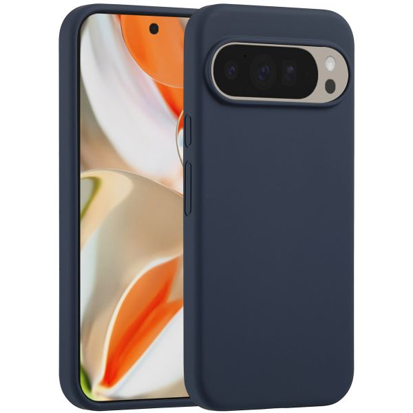 Accezz Liquid Silicone Backcover Google Pixel 10 Pro XL - Donkerblauw