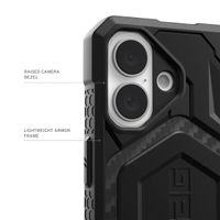 UAG Monarch Pro Backcover iPhone 16 - Carbon Fiber