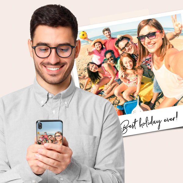 Ontwerp je eigen Apple iPhone Xr gel hoesje - Transparant