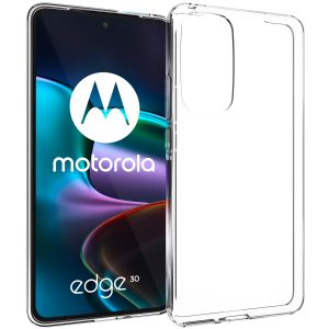 Accezz Clear Backcover Motorola Edge 30 - Transparant