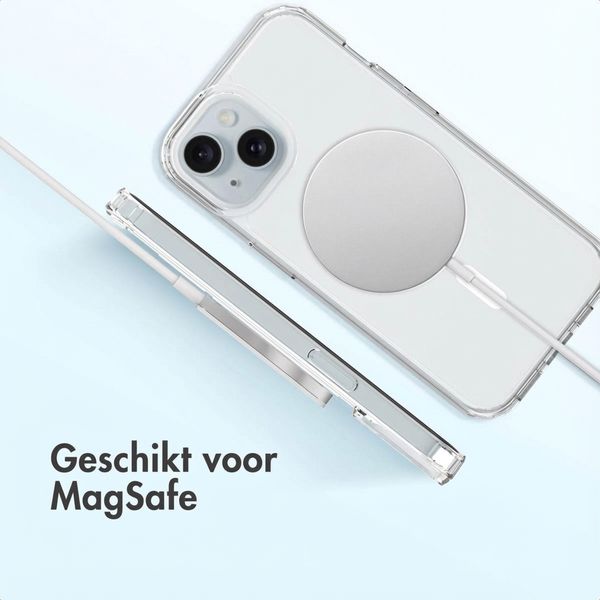 Accezz Xtreme Impact Backcover met MagSafe Apple iPhone 15 - Transparant