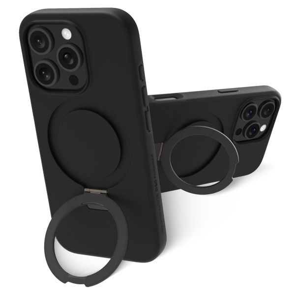 dbramante1928 Iceland Ultra D3O Backcover met MagSafe Stand Apple iPhone 16 Pro - Zwart