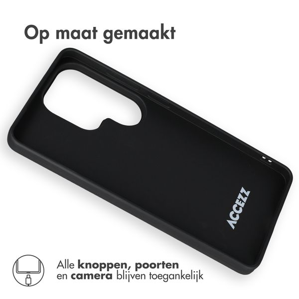 Accezz Color Backcover Samsung Galaxy S26 Ultra - Zwart