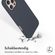 Accezz Liquid Silicone Backcover met MagSafe iPhone 16 Pro Max - Donkerblauw