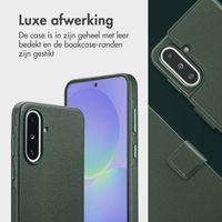 Accezz Leather Bookcase 2-in-1 met MagSafe Samsung Galaxy A36 / A56 - Cedar Green