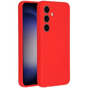 Accezz Liquid Silicone Backcover Samsung Galaxy S24 - Rood