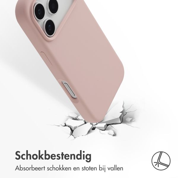 Accezz Liquid Silicone Backcover met MagSafe Apple iPhone 17 Pro - Pink