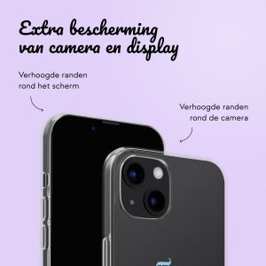 Gepersonaliseerd hoesje met naam iPhone 13 - Transparant