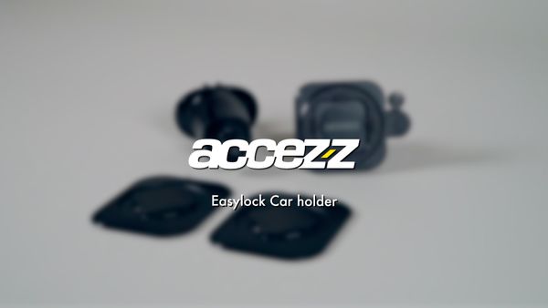 Accezz EasyLock telefoonhouder auto - inclusief hoesje iPhone 13 - Ventilatierooster - 360 graden draaibaar - Zwart