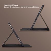 Selencia Riva Bookcase Apple iPad Air 11 inch (2026) M4 / (2025) M3 / (2024) M2 / Air 5 (2022) / Air 4 (2020) - Mocha Brown