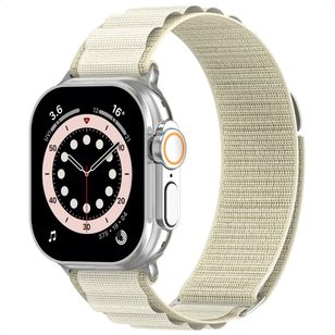 Accezz Nylon Alpine bandje Apple Watch | 38/40/41/42 mm - Sterrenlicht