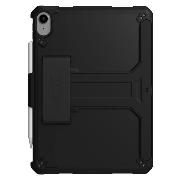 UAG Scout backcover met KickStand en Handstrap Apple iPad 11 (2025 A16 / iPad 10 (2022) in fabrieksverpakking - Zwart