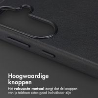 Accezz MagSafe Leather Backcover Samsung Galaxy S26 - Onyx Black