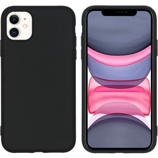 Accezz Color Backcover iPhone 11 - Zwart