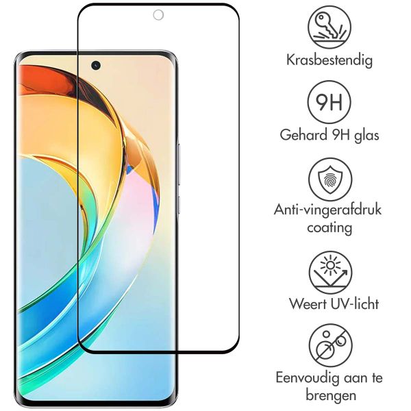 Accezz Gehard Glas Full Cover Screenprotector Honor Magic 6 Lite - Transparant