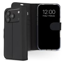 Accezz Wallet Softcase Bookcase Apple iPhone 18 Pro Max / 17 Pro Max - Zwart