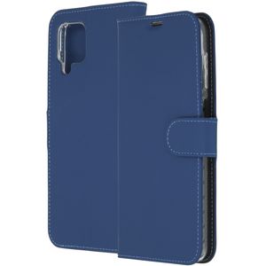 Accezz Wallet Softcase Bookcase Samsung Galaxy A12 - Donkerblauw