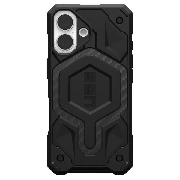 UAG Monarch Pro Backcover iPhone 16 - Carbon Fiber