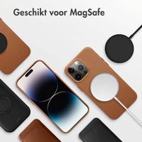 Accezz MagSafe Leather Backcover Apple iPhone 14 Pro Max - Sienna Brown