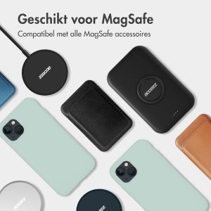 Accezz Liquid Silicone Backcover met MagSafe iPhone 15 Pro Max - Sky Blue