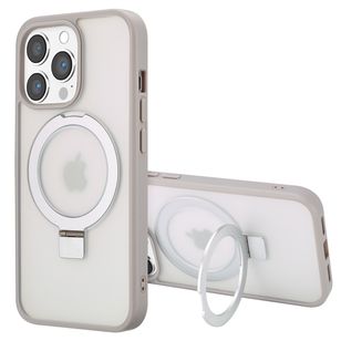 Accezz Ring Stand Backcover met MagSafe iPhone 13 Pro - Grey