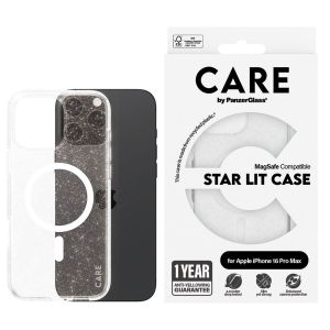 CARE by PanzerGlass Star Lit Case MagSafe iPhone 16 Pro Max - Wit