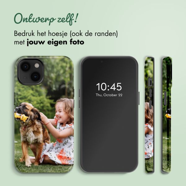 Ontwerp je eigen tough case met MagSafe Apple iPhone 14 - Zwart