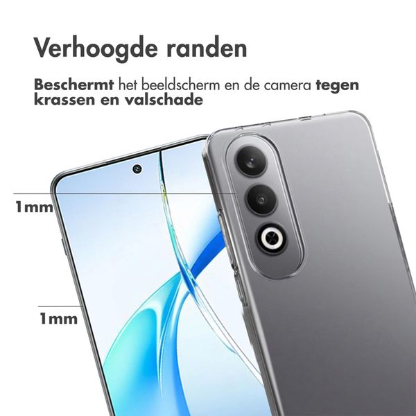 Accezz Clear Backcover OnePlus Nord CE 4 - Transparant