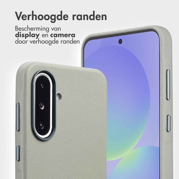 Accezz Leather Bookcase 2-in-1 met MagSafe Samsung Galaxy A36 / A56 - Lichtgrijs