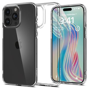 Spigen Ultra Hybrid Backcover Apple iPhone 15 Pro Max - Crystal Clear