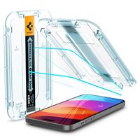Spigen GLAStR EZ Fit Screenprotector + Applicator 2-pack Apple iPhone 16 Plus / 15 Plus