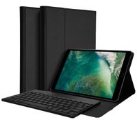 Accezz QWERTY Bluetooth Keyboard Bookcase Apple iPad (2018)/(2017)/Air(2)