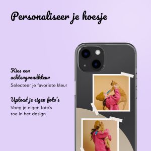 Gepersonaliseerd hoesje met filmrol N°2 iPhone 13 - Transparant