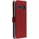 Selencia Echt Lederen Bookcase Samsung Galaxy S10 Plus - Rood