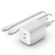 Belkin Boost↑Charge™ GaN Pro Adapter 2 poorts met USB-C kabel - USB-C - 65W - Wit