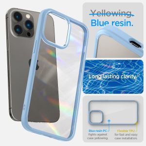 Spigen Ultra Hybrid Backcover iPhone 14 Pro Max - Blauw