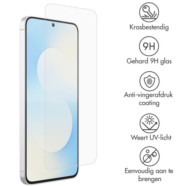 Accezz Gehard Glas Screenprotector Samsung Galaxy S25 FE / A57