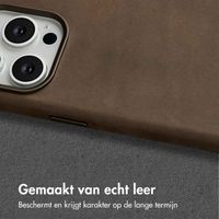 Accezz Vintage Leather Magsafe Backcover iPhone 15 Pro - Rustic Brown