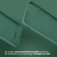 Accezz Liquid Silicone Backcover Samsung Galaxy A56 - Donkergroen