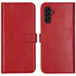 Selencia Echt Leren Bookcase Samsung Galaxy A13 (5G) / A04s - Rood