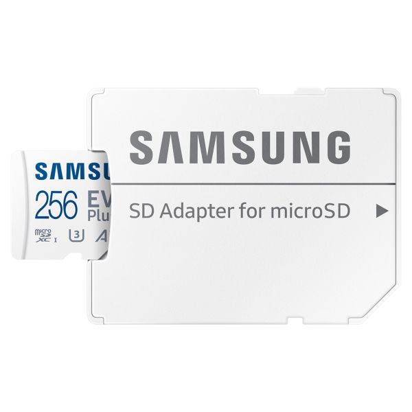 Samsung EVO Plus microSD 2024 - 265GB - inclusief SD Adapter - UHS-I/U3/Full HD/4K UHD