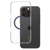 CARE by PanzerGlass Urban Combat Case MagSafe Apple iPhone 16 Pro Max - Transparant / Blauw